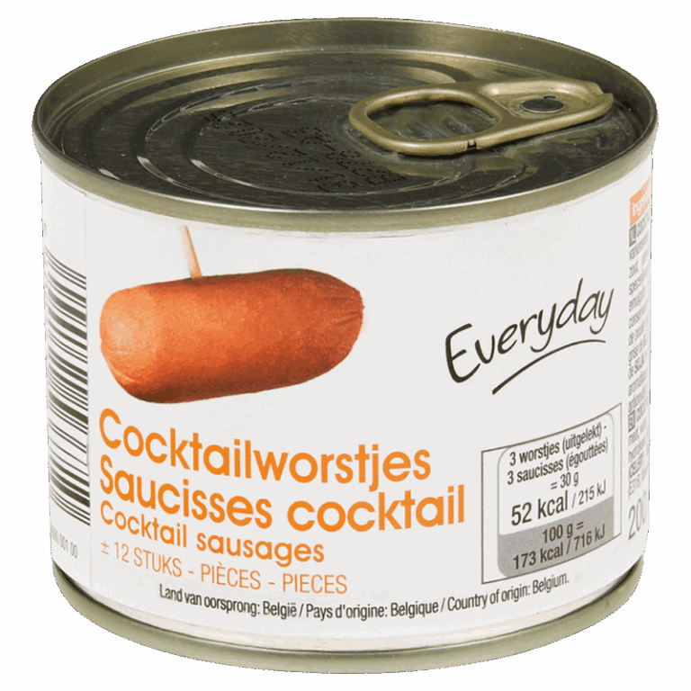 Everyday - Coctailworstjes 12St/200Gr