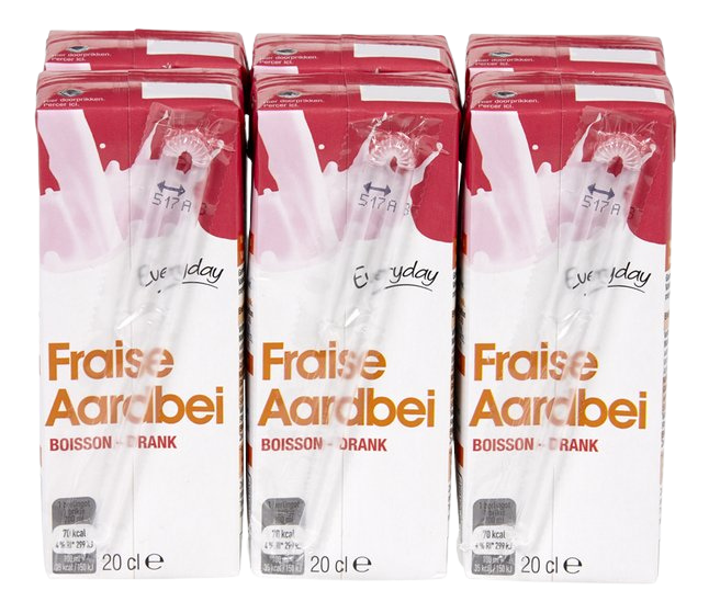 Everyday - Aardbei Drink 6X20Cl