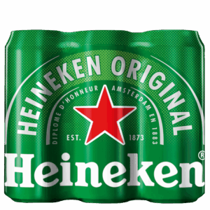 Heineken - Blik 6X50Cl Pils