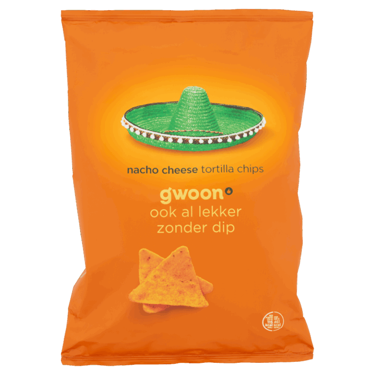 Gwoon - Nacho Tortillachips 165Gr