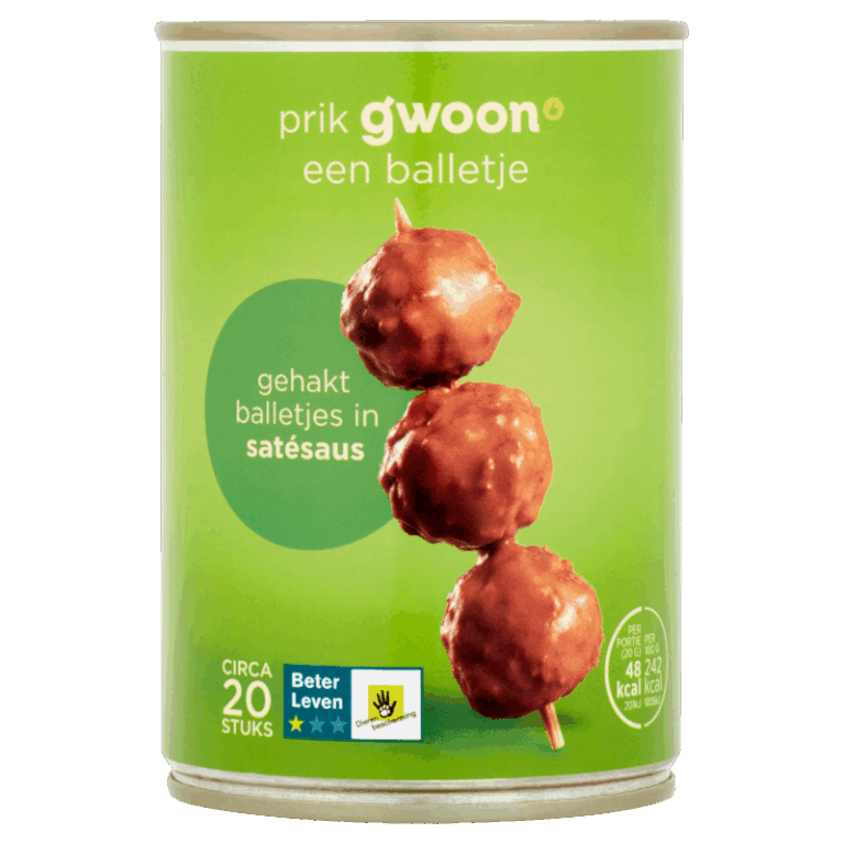 Gwoon - Gehaktballen Satesaus 420Gr