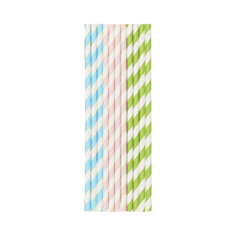 Wegwerp - Drinkrietjes Papier Eco 25St