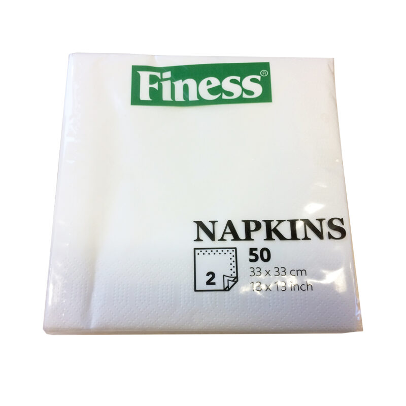Wegwerp - Servet Finesse 2Laags 33Cm 50St