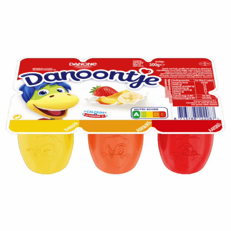 Danone - Abrikoos/Aardbei/Banaan Danoontje 6X50Gr