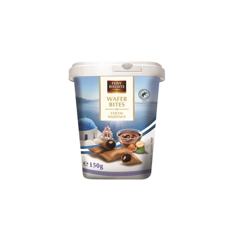 Feiny - Chocolade/Hazelnoot Wafer Bites 150Gr